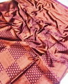 DN Wd By Ritika Soft Lichi Coper Silk Non Catalog Sarees